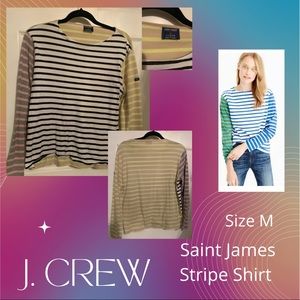 J. Crew Saint James color block shirt